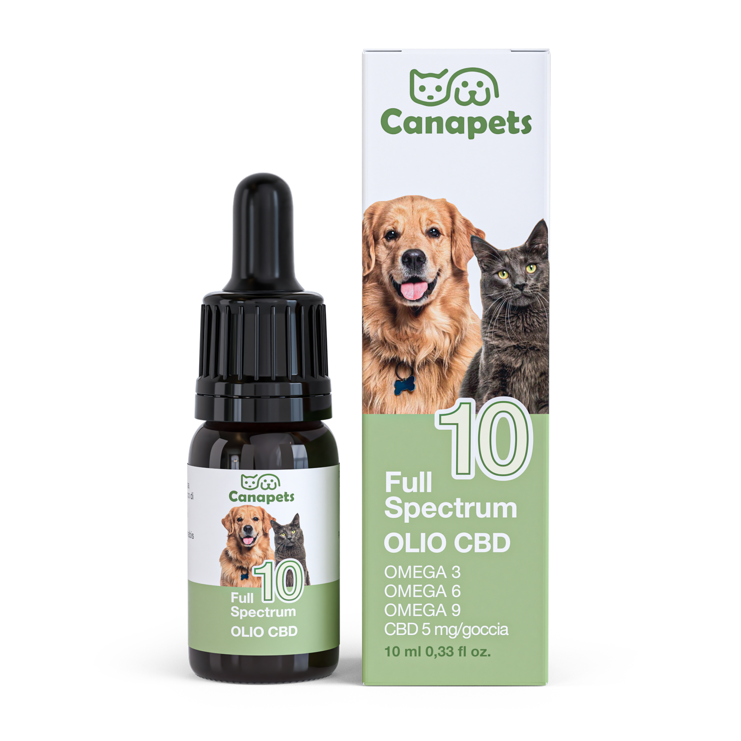 OLIO CBD FULL SPECTRUM 10% PER ANIMALI
