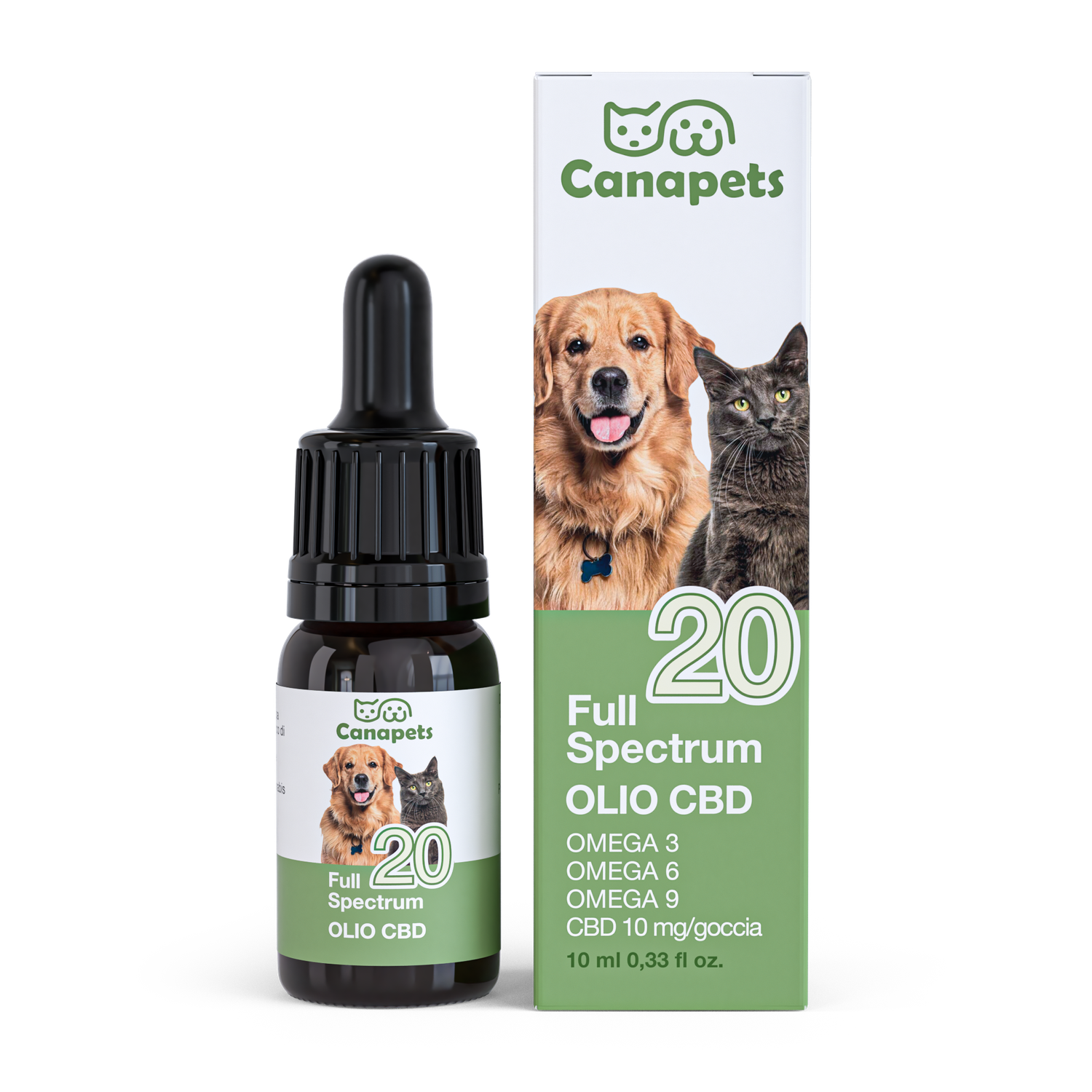 OLIO CBD FULL SPECTRUM 20% PER ANIMALI