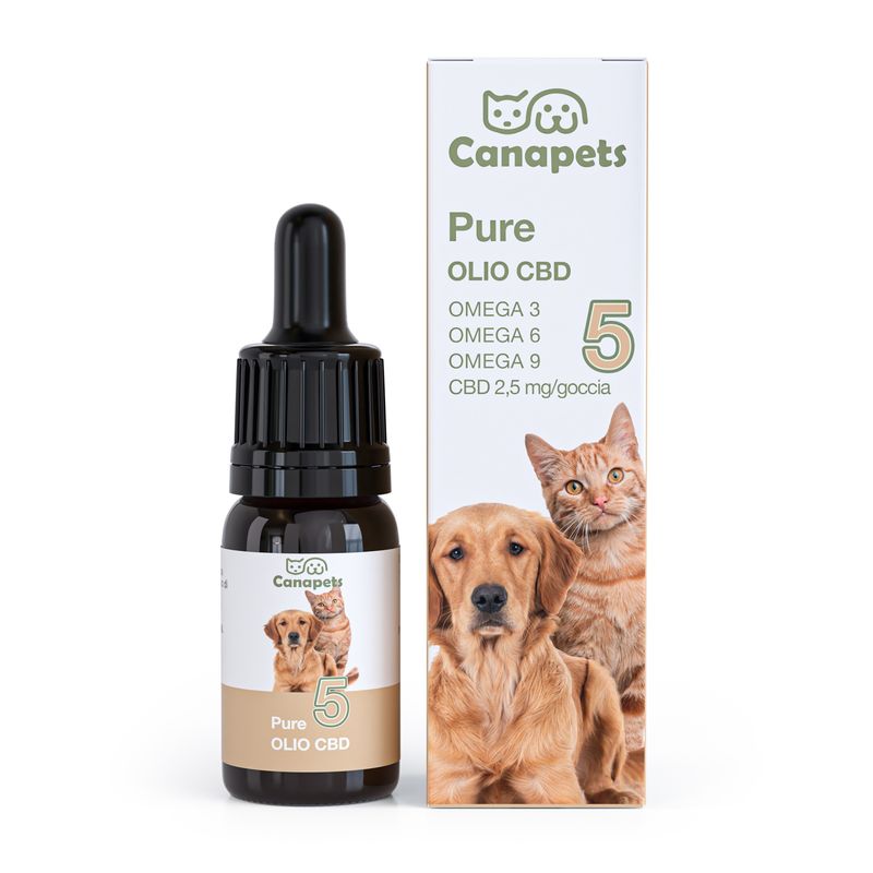 OLIO CBD PURE 5% PER ANIMALI