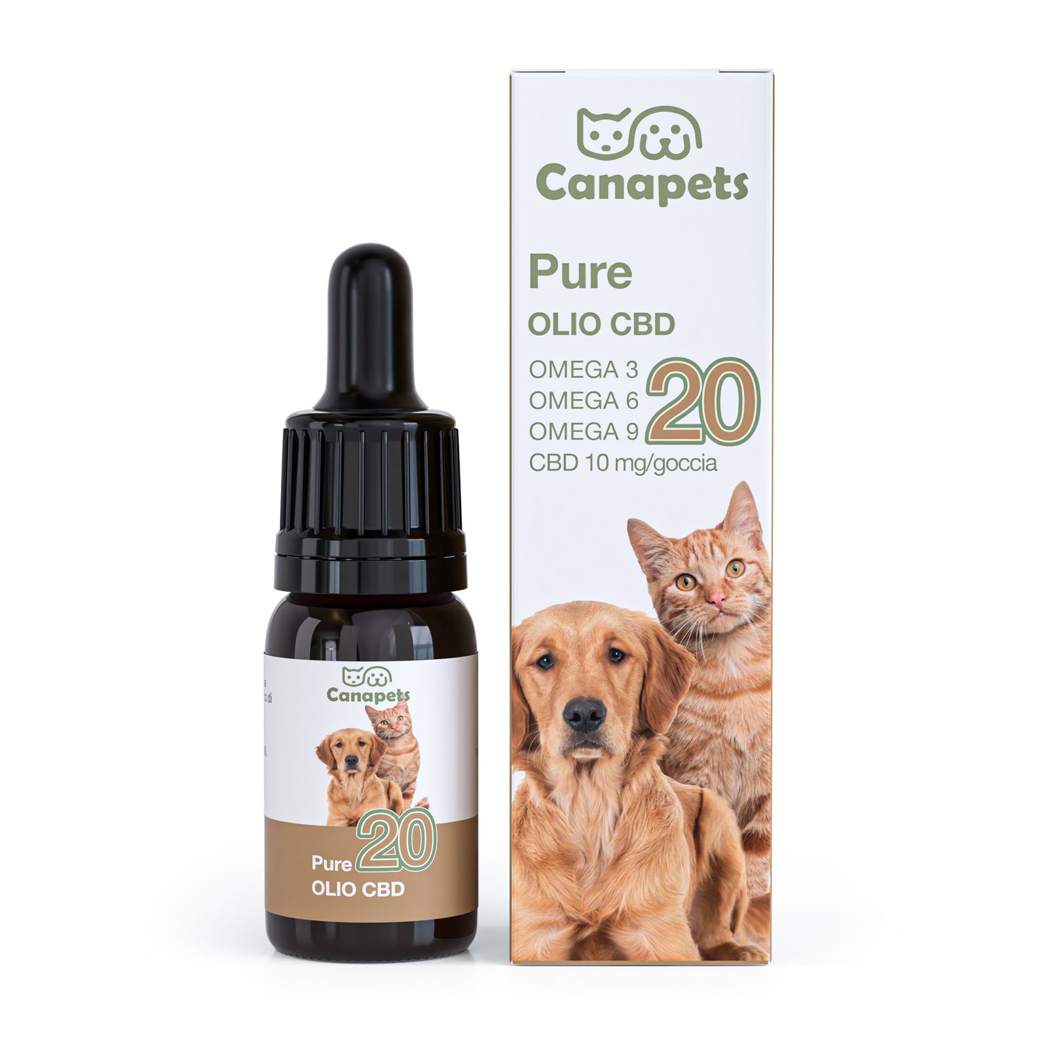 OLIO CBD PURE 20% PER ANIMALI