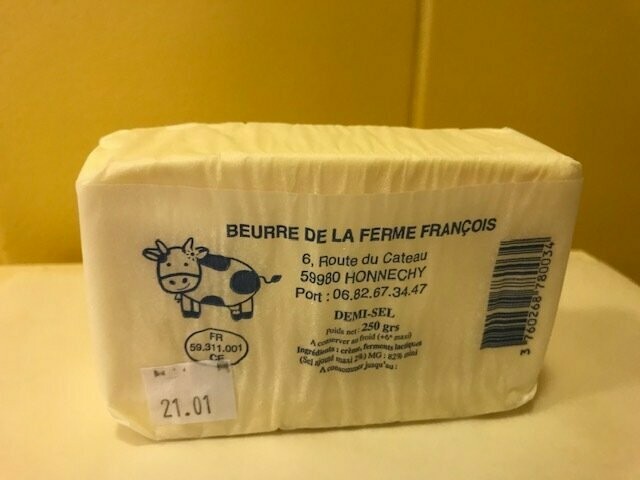 Beurre "demi-sel"