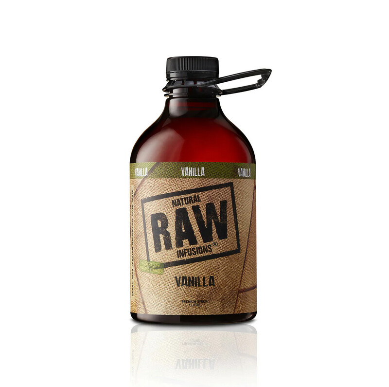 Raw Vanilla Coffee Syrup 1L