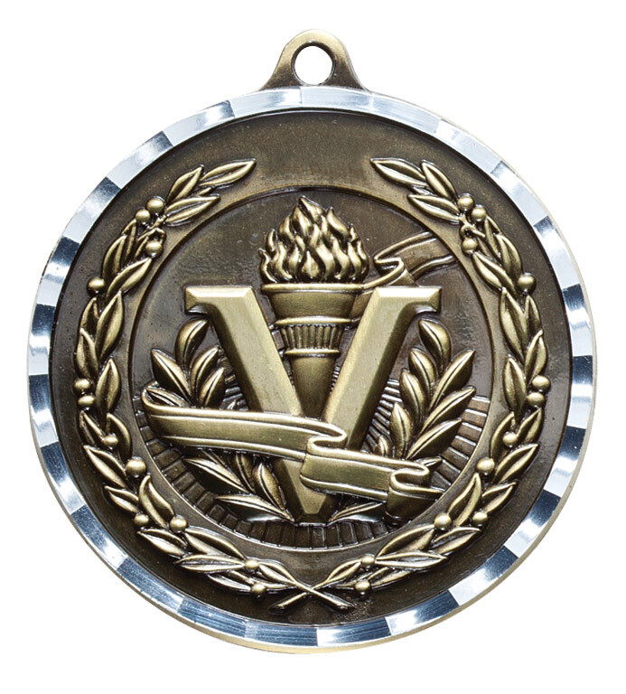 2" Diamond Cut Medals
VICTORY TORCH MEDAL