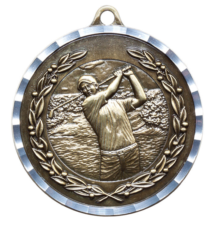 2" Diamond Cut Medal
GOLF MALE MEDAL