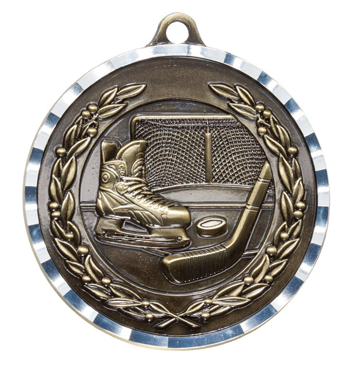 2" Diamond Cut Medal
ICE HOCKEY MEDAL