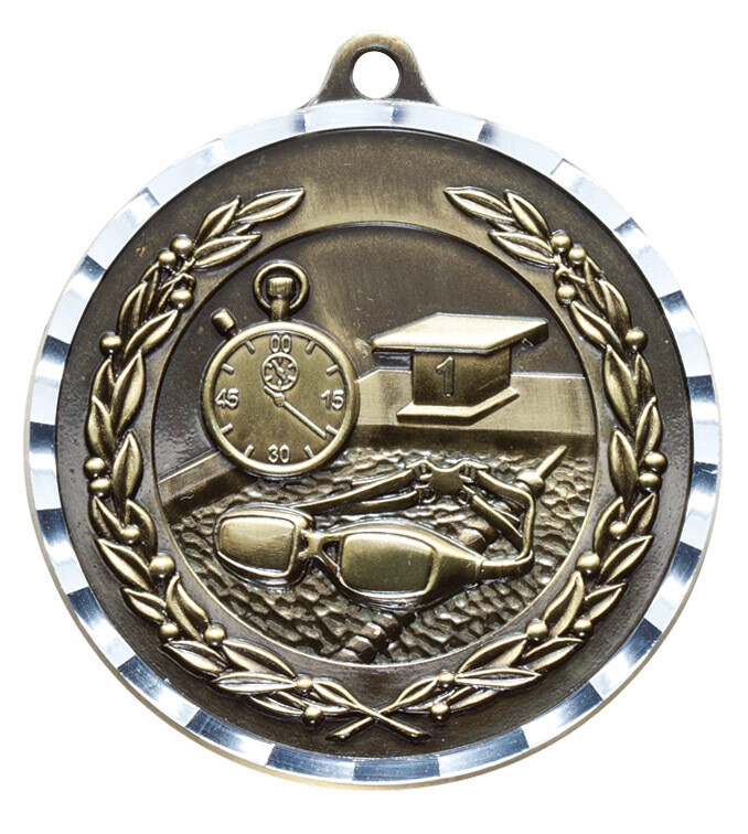 2" Diamond Cut Medal
SWIMMING MEDAL