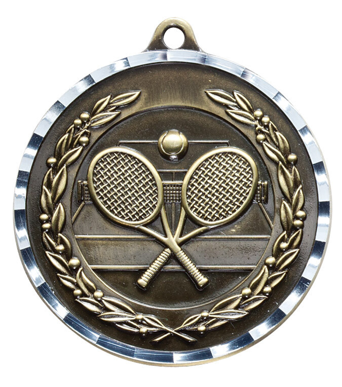 2" Diamond Cut Medal
TENNIS MEDAL