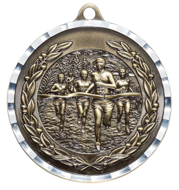 2" Diamond Cut Medal
CROSS COUNTRY MEDAL