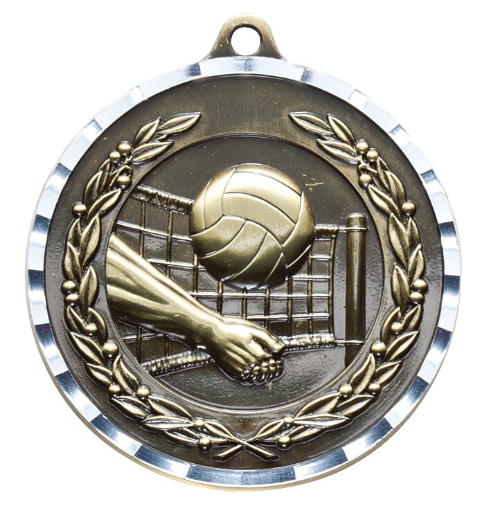2" Diamond Cut Medal
VOLLEYBALL MEDAL