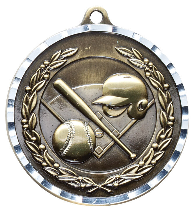 2" Diamond Cut Medals
BASEBALL MEDAL