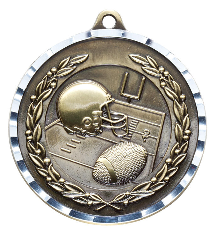 2" Diamond Cut Medals
FOOTBALL MEDAL
