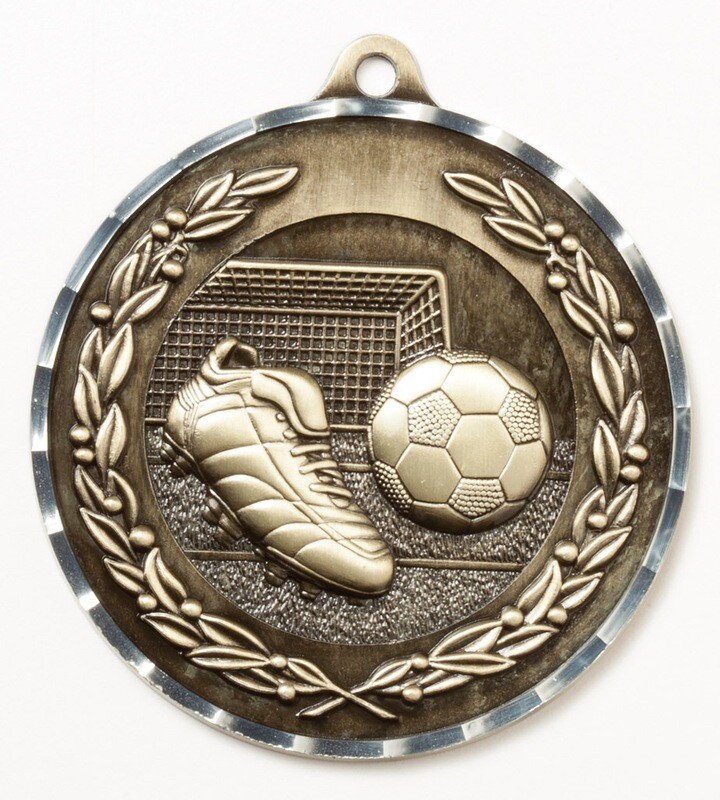 2-3/4" Diamond Cut Medal - Large
SOCCER MEDAL