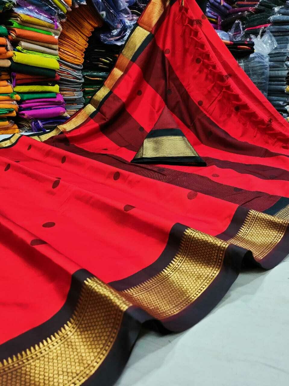 Paithani Semi Silk Saree