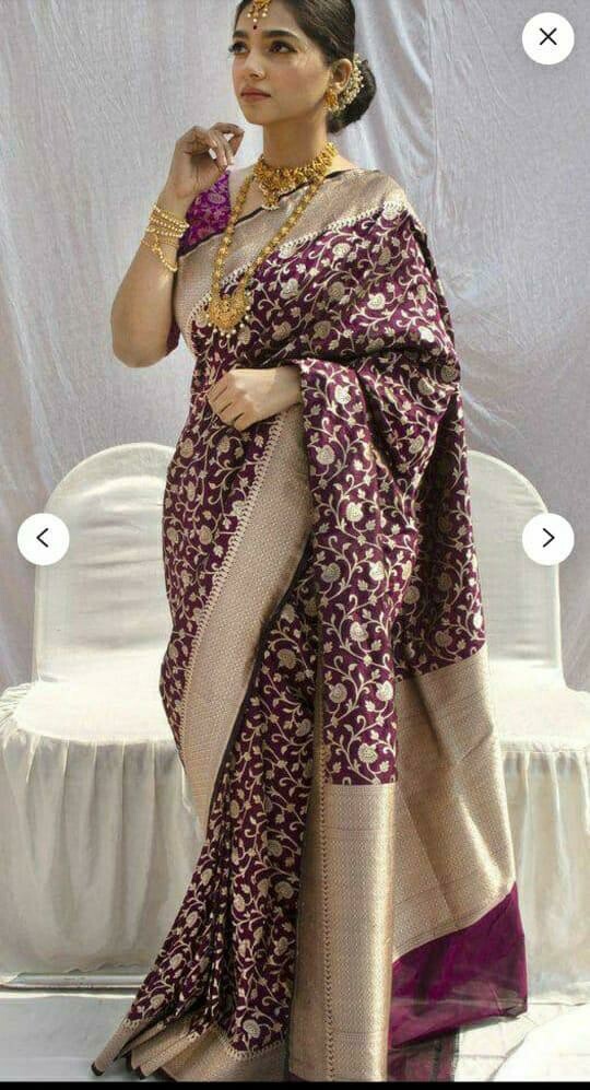 Soft Lichi Silk Saree