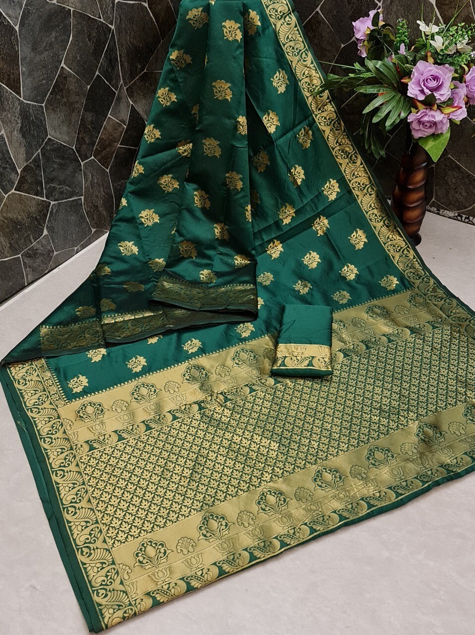 Soft Litchi Silk Saree