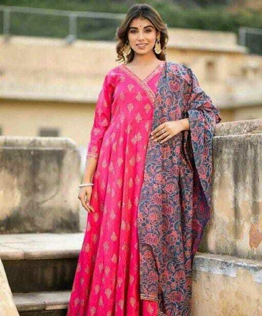 Rayon kurta dupatta set