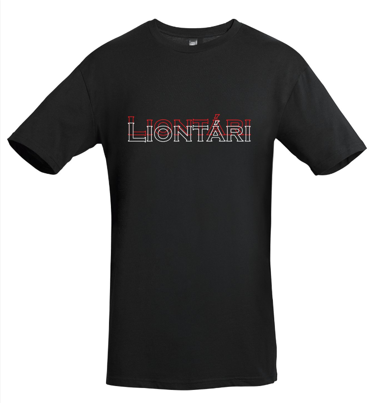 Liontári Red Cross Black Shirt