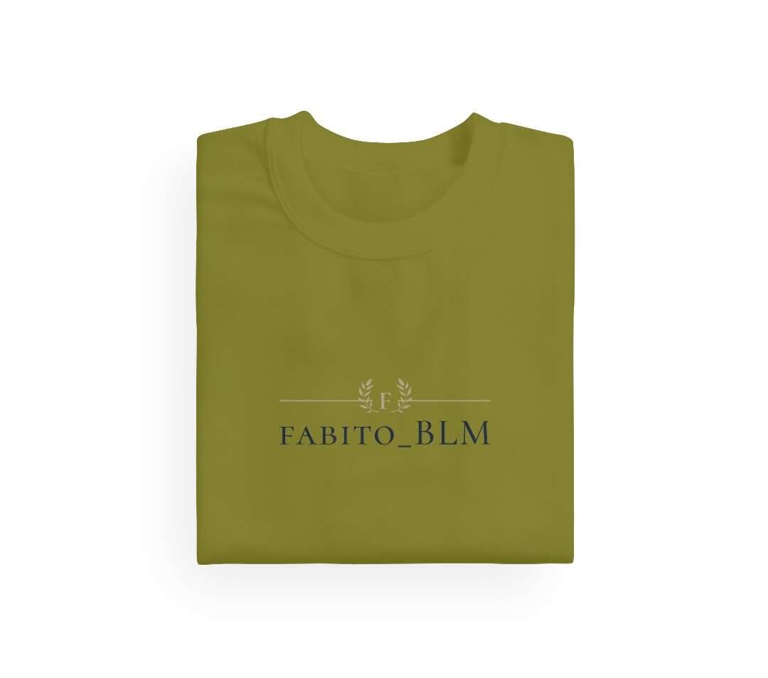 FABITO_FBT MILITARY GREEN AND GREEN T-SHIRT
