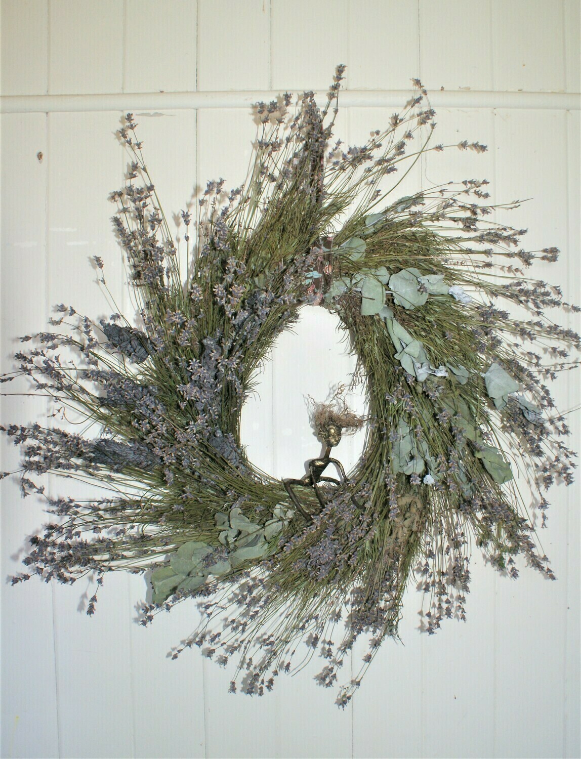 Lavender Wreath with Pixie