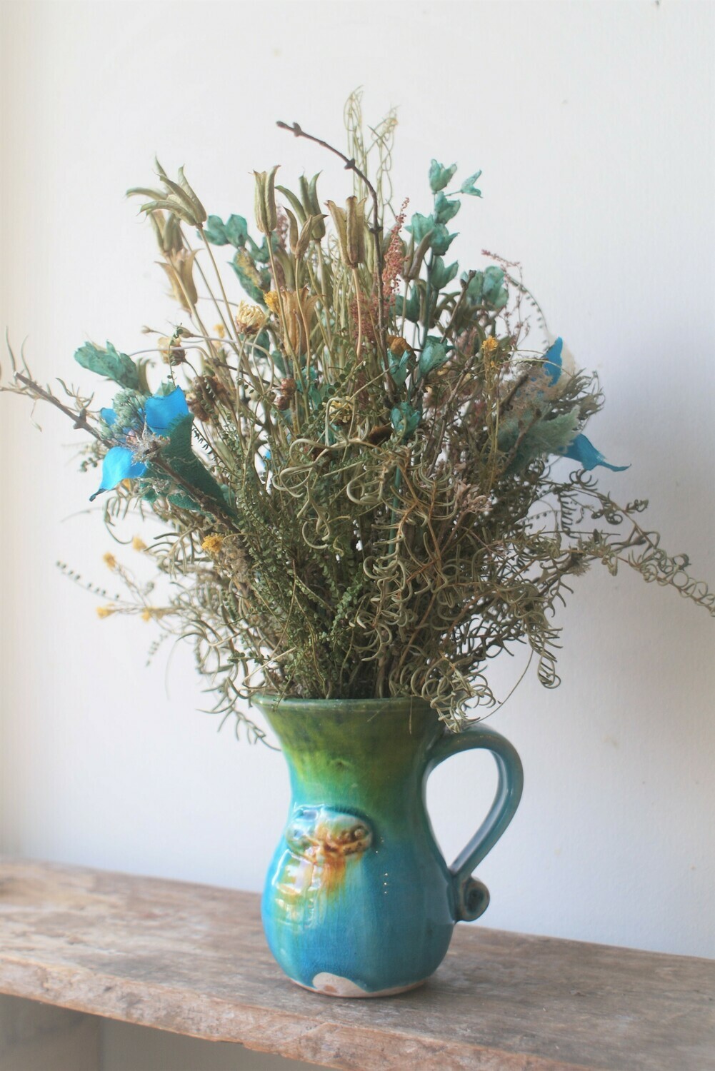 Blue/Green/Pink/Yellow Arrangement 33cms