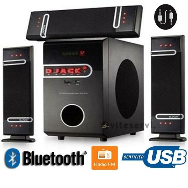 Woofer DJACK DJ-D3L à Bluetooth Original -USB – AUX