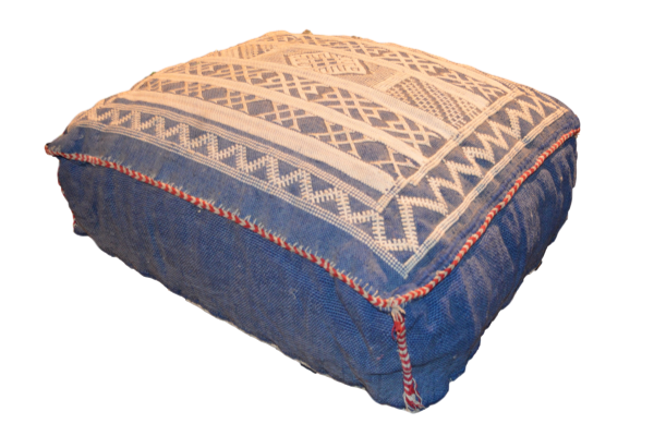 Kalim kussen 60x50x25 blauw
