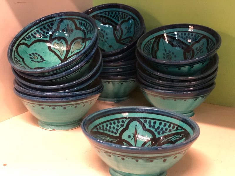 Marokkaans Aardewerk Kom 13- 15 cm Marokkaans Aardewerk Kom 13- 15 cm