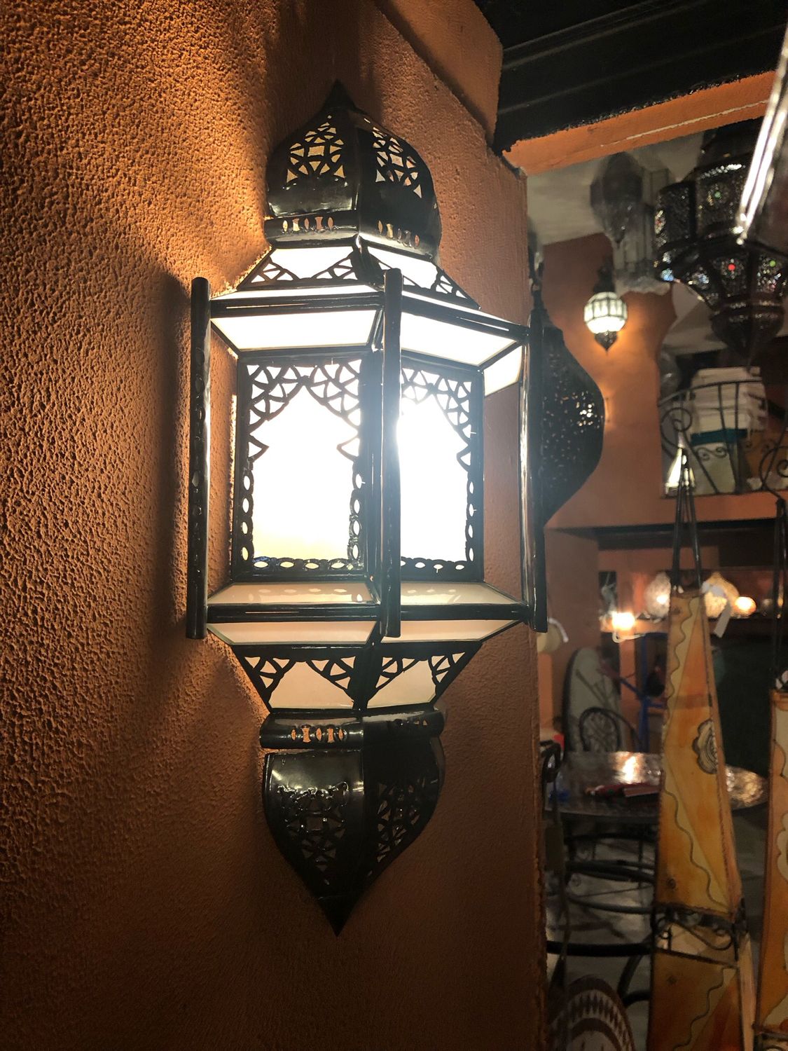 Marokkaanse wandlamp Dar xl — detail 3