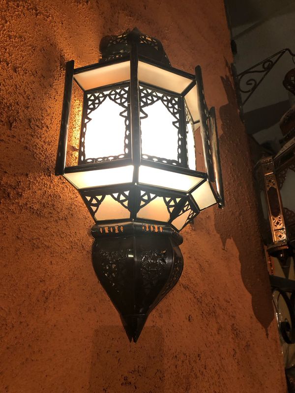 Marokkaanse wandlamp Dar xl