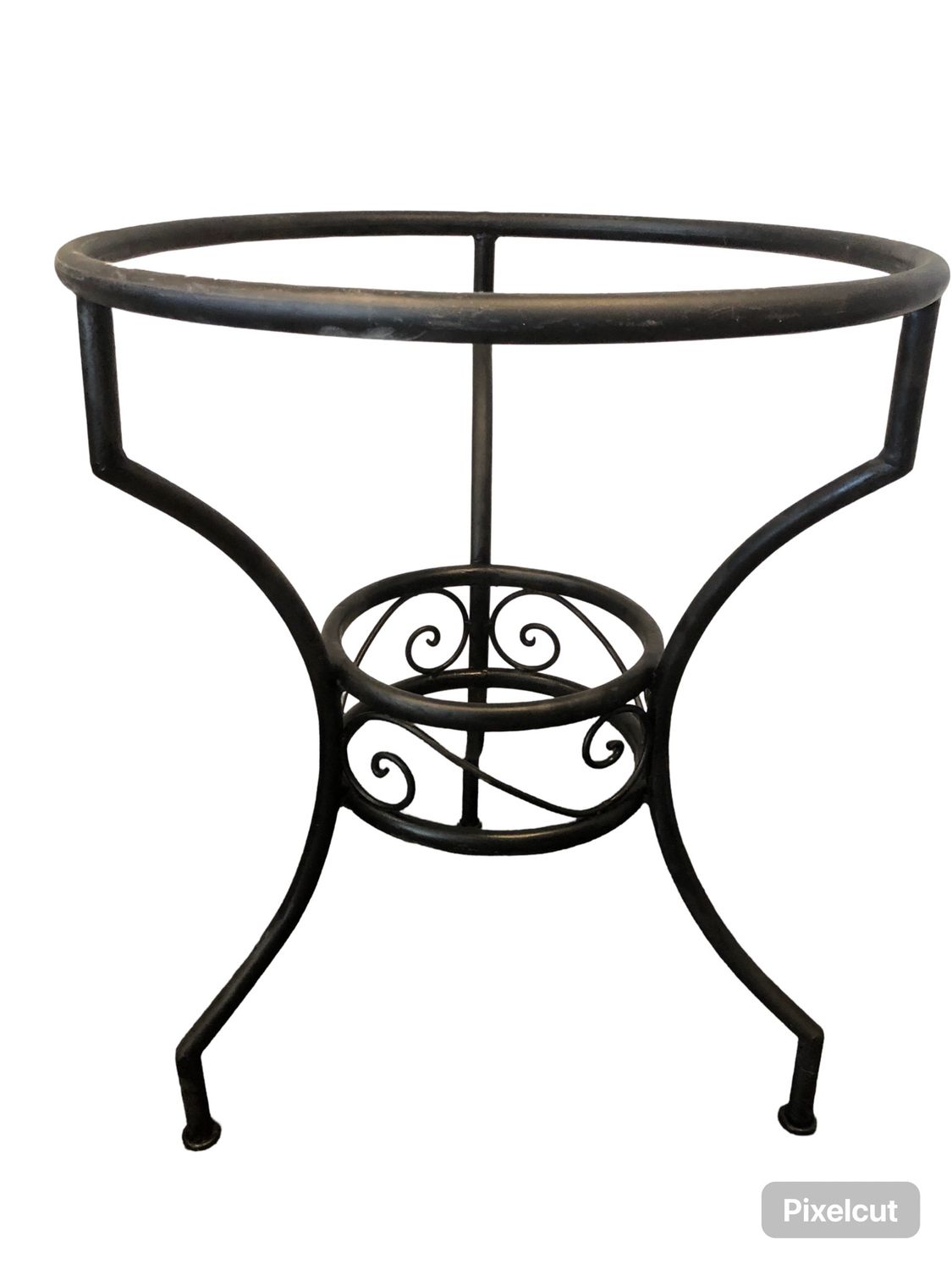 Smeedijzeren Onderstel DECO 80DR72273P voor  Mozaïekblad  90-100 cm