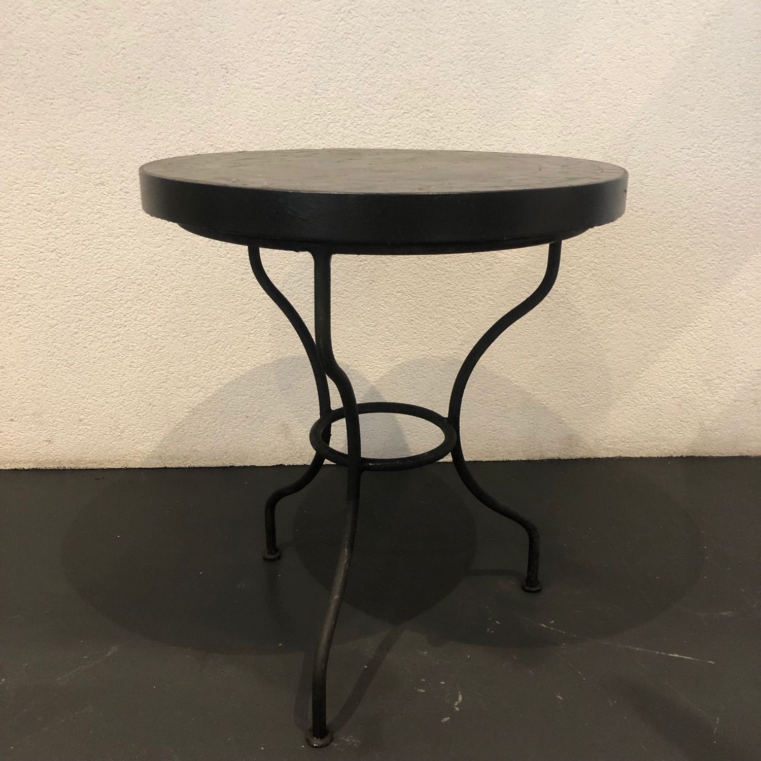 Smeedijzeren Onderstel 35SM42 voor Mozaïekblad 40 cm - Hoogte 45 Massief Handgemaakt — detail 3