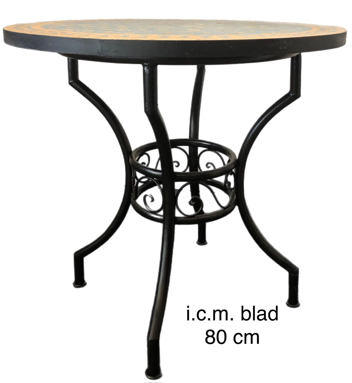 Smeedijzeren Onderstel DECO 60DR72274P voor Mozaïekblad 70-80-90-100 — detail 2