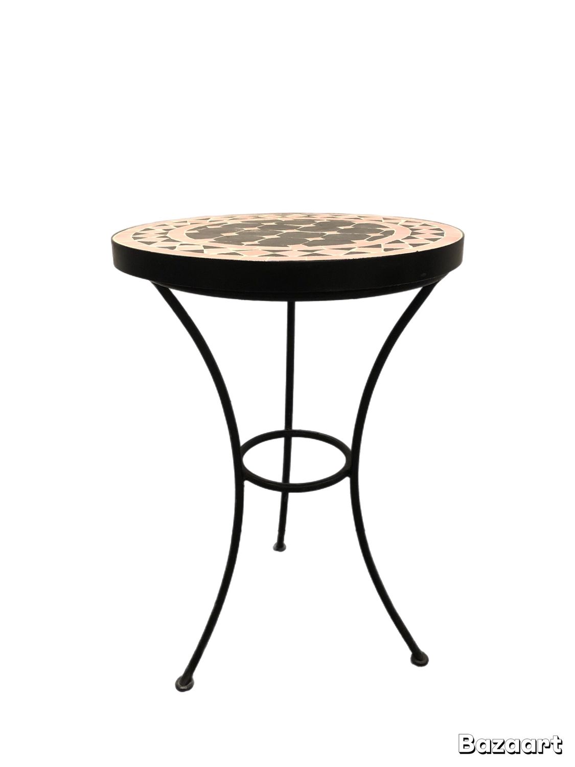 {Esmee} Smeedijzeren Onderstel 35SM52 voor Mozaïekblad 40 cm Hoogte 55 cm - Massief — detail 2