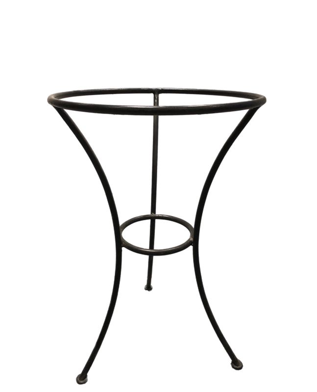 {Esmee} Smeedijzeren Onderstel 35SM52 voor Mozaïekblad 40  cm Hoogte 55 cm - Massief