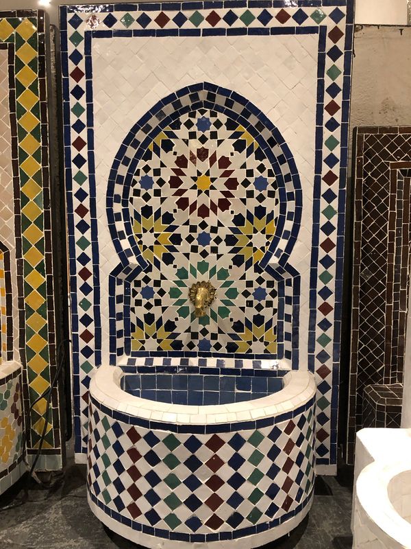 Marokkaanse Mozaïek Fontein - 100x65 cm