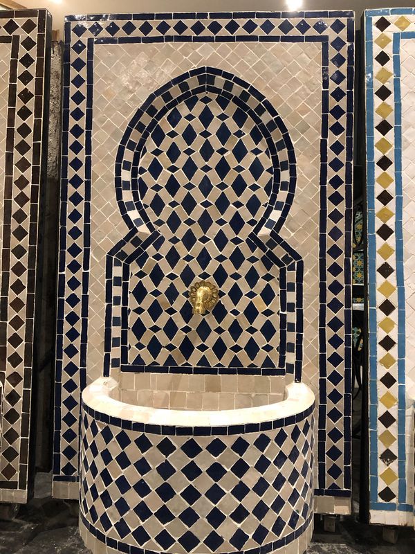 Marokkaanse Mozaïek Fontein - 100x65 cm - Kleur