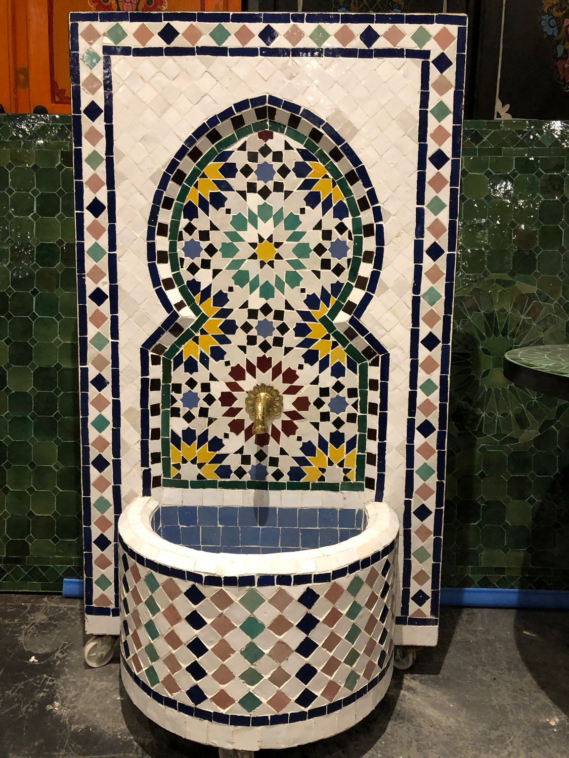 Marokkaanse Mozaïek Fontein - 100x65 cm - Handgemaakt