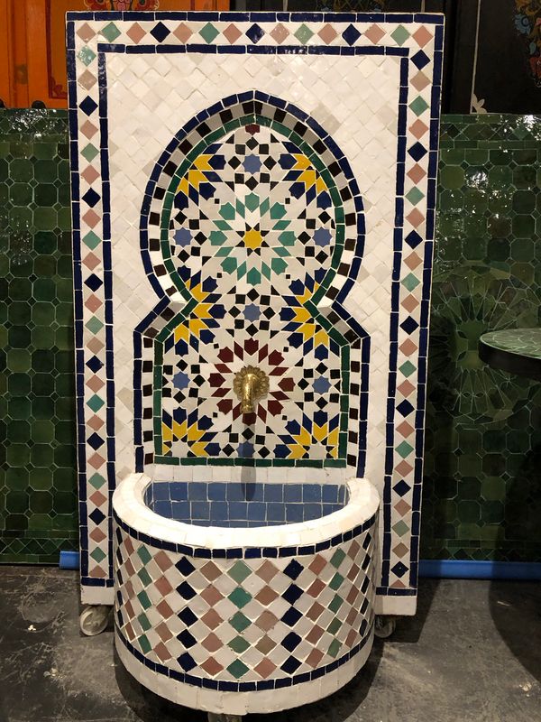 Marokkaanse Mozaïek Fontein - 100x65 cm - Handgemaakt