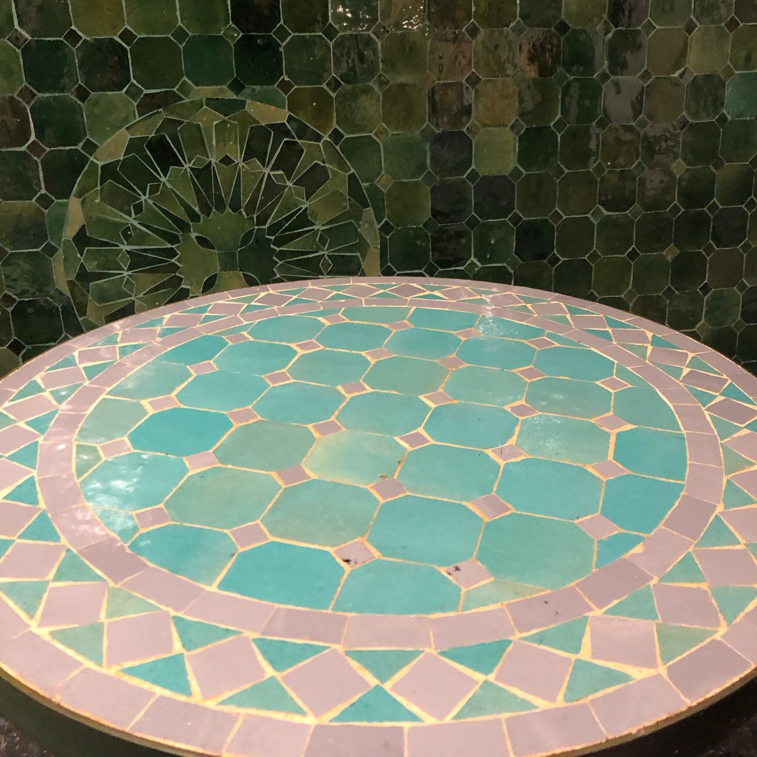 Marokkaanse Mozaiek tafel (blad) 50 cm Kleur Handgemaakt