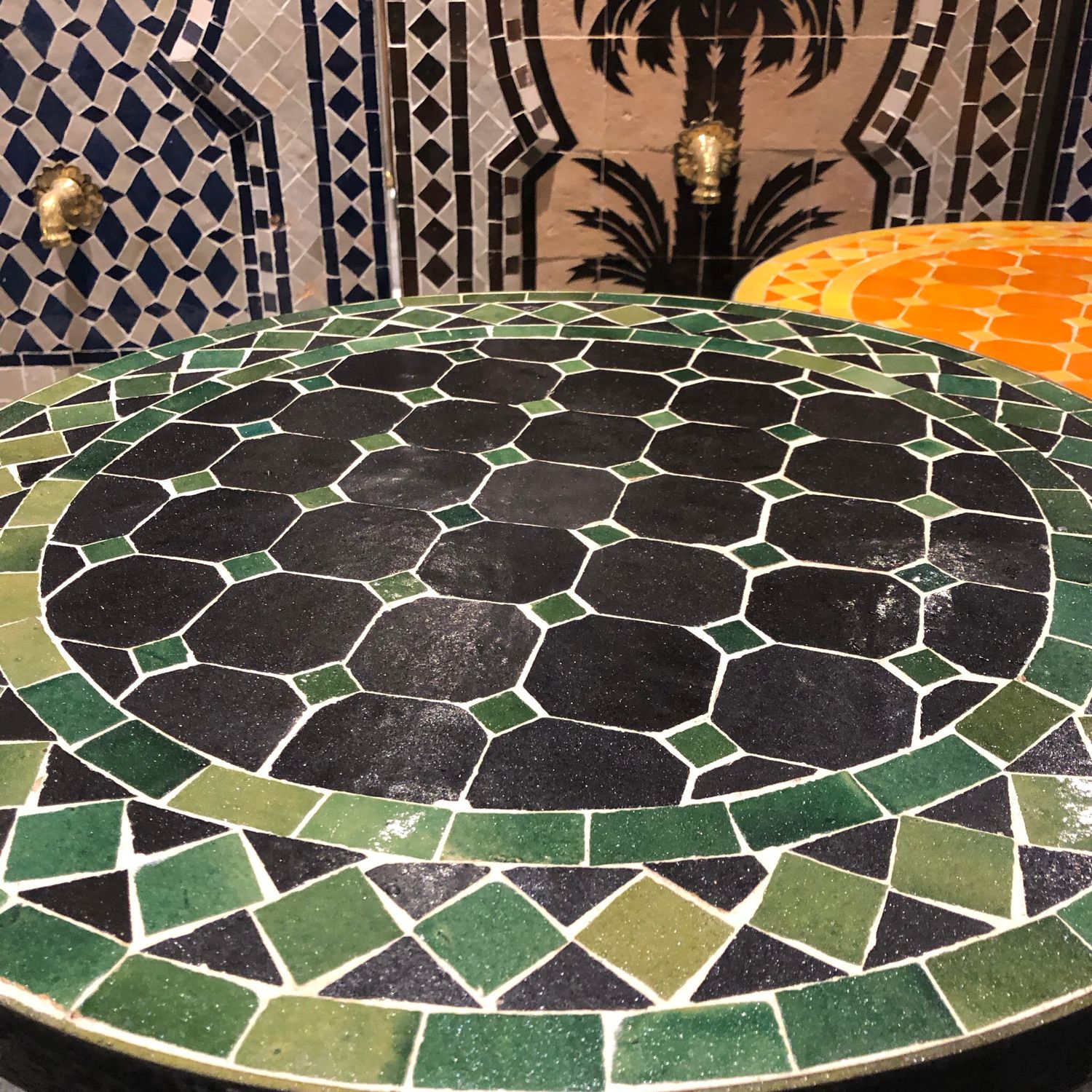 Marokkaanse Mozaiek tafel (blad) 50 cm Kleur Handgemaakt