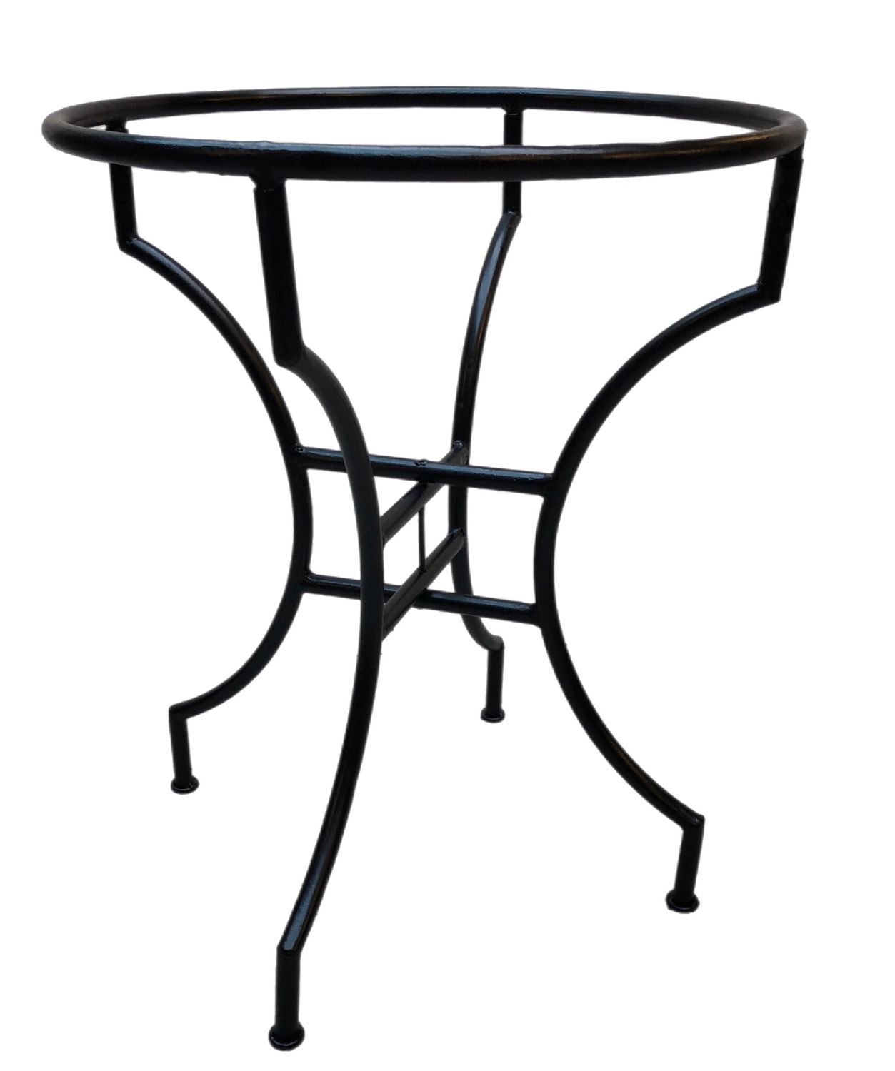 Smeedijzeren Onderstel 60S7222P4KL voor  Mozaïekblad 70-(80) cm