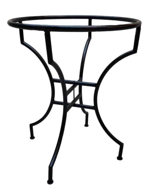 Smeedijzeren Onderstel 60S7222P4KL voor  Mozaïekblad 70-(80) cm