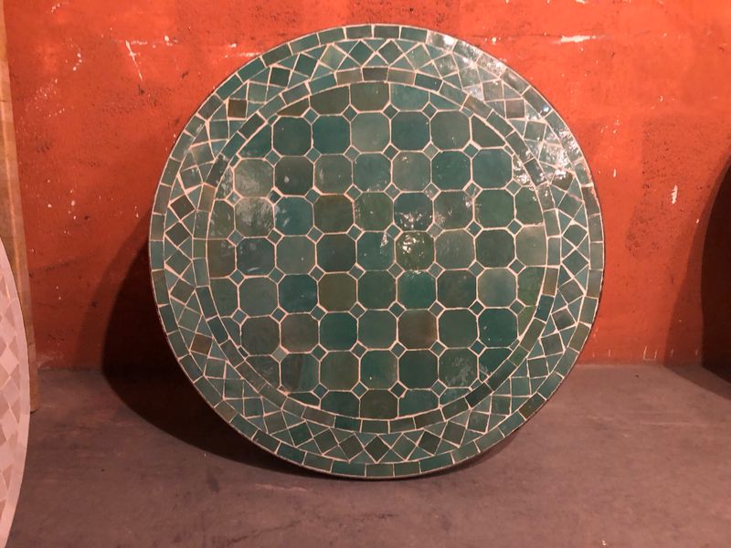 Marokkaanse Mozaiek tafel (blad) 60 cm  Handgemaakt N