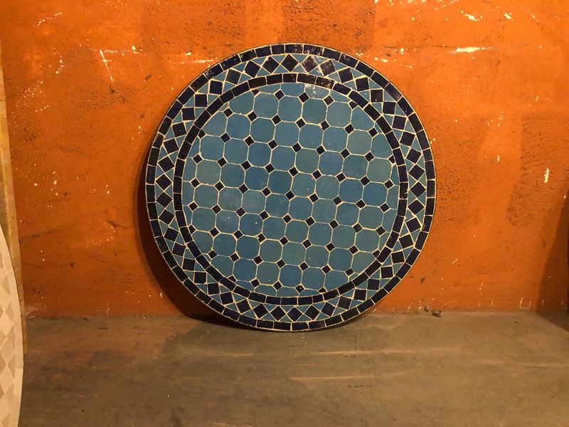 Marokkaanse Mozaiek tafel (blad) 60 cm  Handgemaakt N