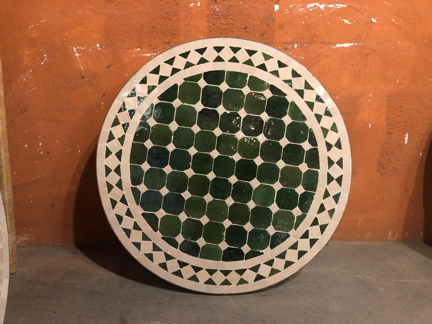 Marokkaanse Mozaiek tafel (blad) 60 cm  Handgemaakt N