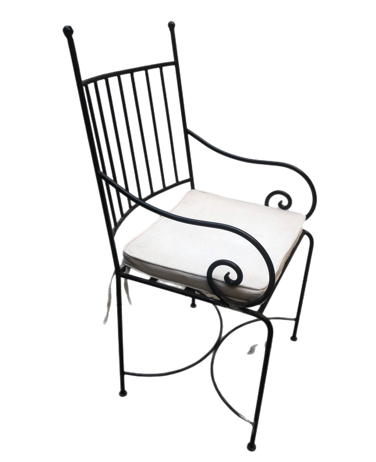 Handgemaakte Marokkaanse ijzeren Stoel Boule V-H 100 cm - 48x40 cm — detail 4
