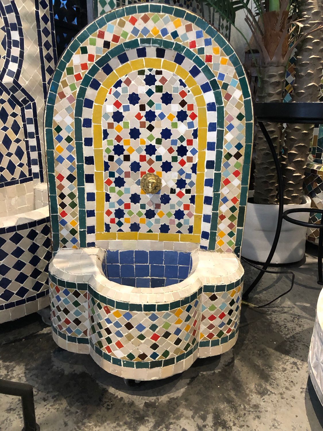 Marokkaanse Mozaïek Fontein -  74x44 cm - Multicolor HR