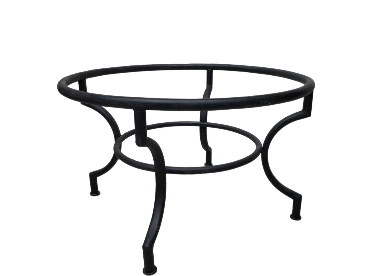 Smeedijzeren Onderstel Laag 80S27P4 voor Mozaïekblad  90-100-120 cm