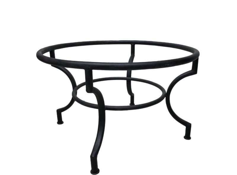 Smeedijzeren Onderstel Laag 80S27P4 voor Mozaïekblad  90-100-120 cm