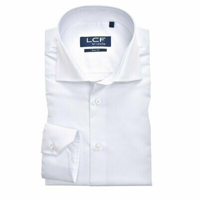 White Slim Fit 100% Cotton Shirt | Non - Iron